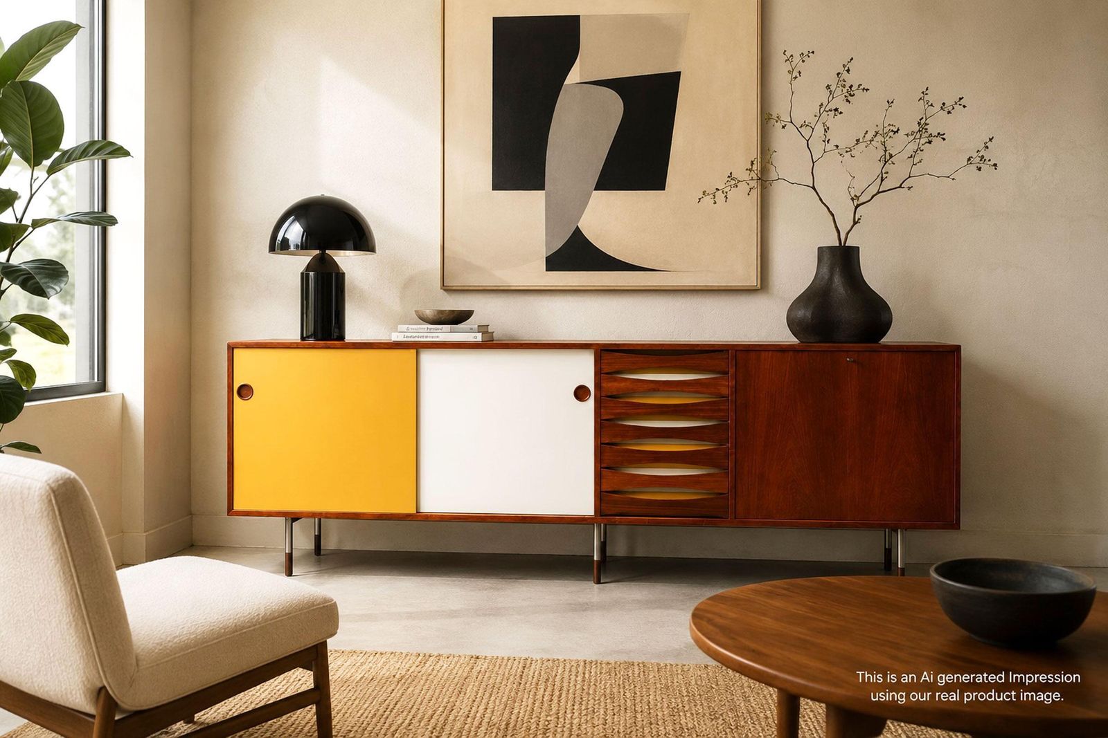 Rare Arne Vodder Model 29a “Triennale” Sideboard In Teak For Sibast, Denmark. photo furniture