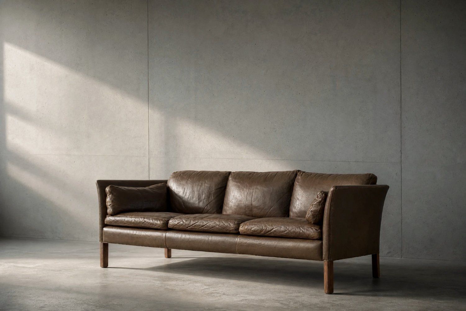 Mid-Century Modern leren Cromwell-bank van Arne Norell, jaren 1960 photo 6852.0