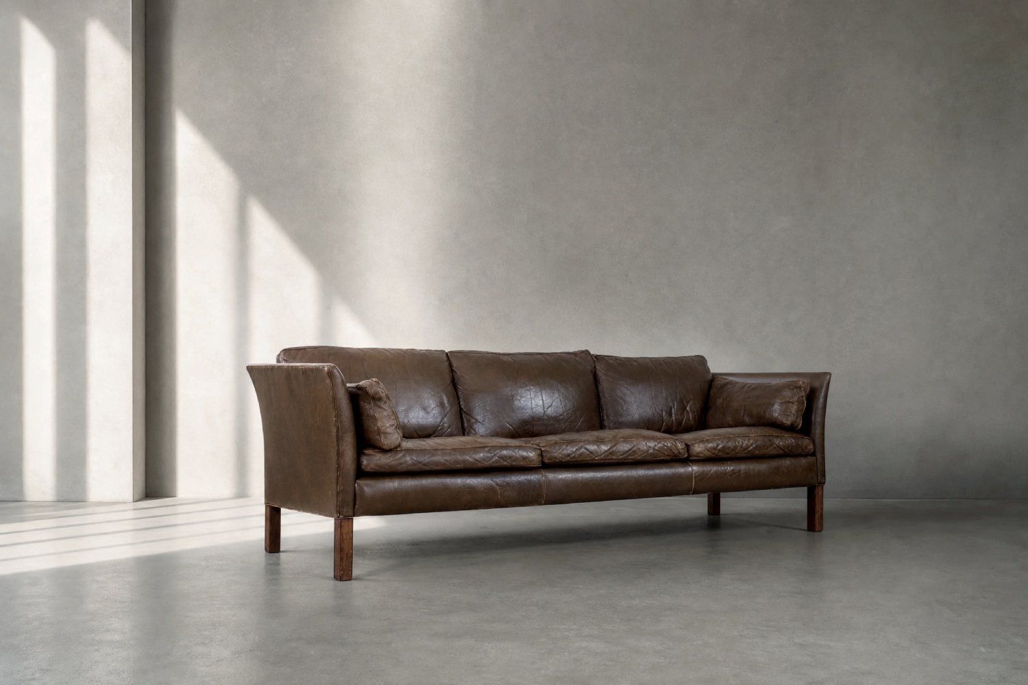 photo furniture Canapé mid-century modern en cuir Cromwell, par Arne Norell, années 1960