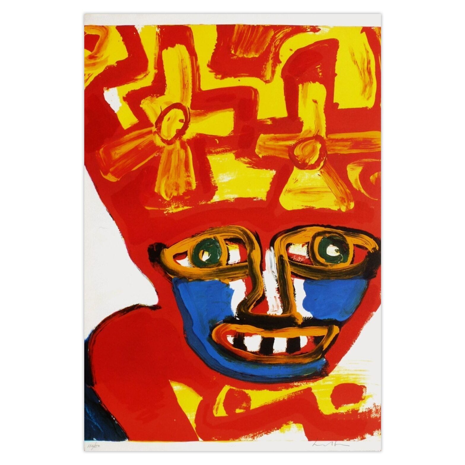Bengt Lindstrom Gesigneerde Lithografie Olympio (Barcelona 92)