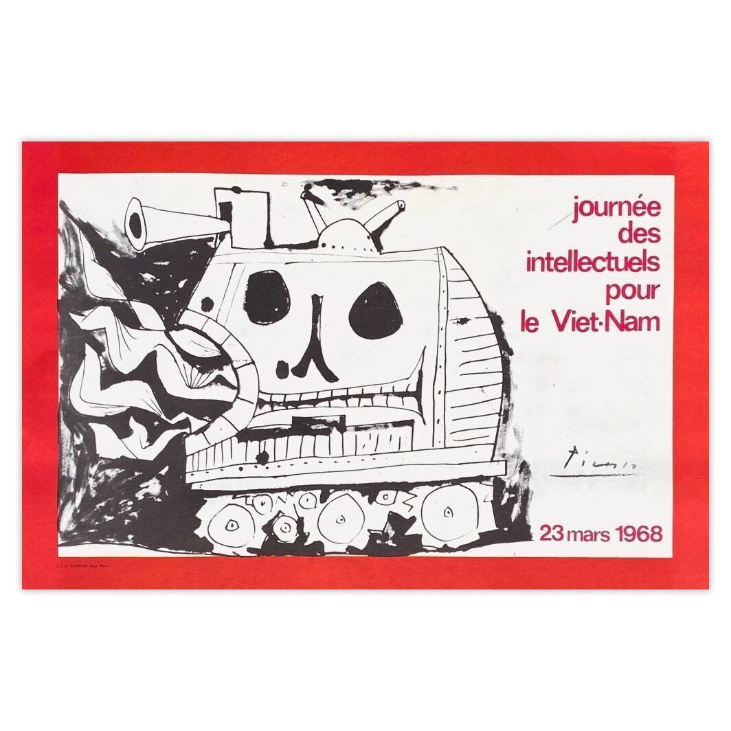 Pablo Picasso Poster Expo 68   Journée Des Intellectuels Pour Le Vietnam