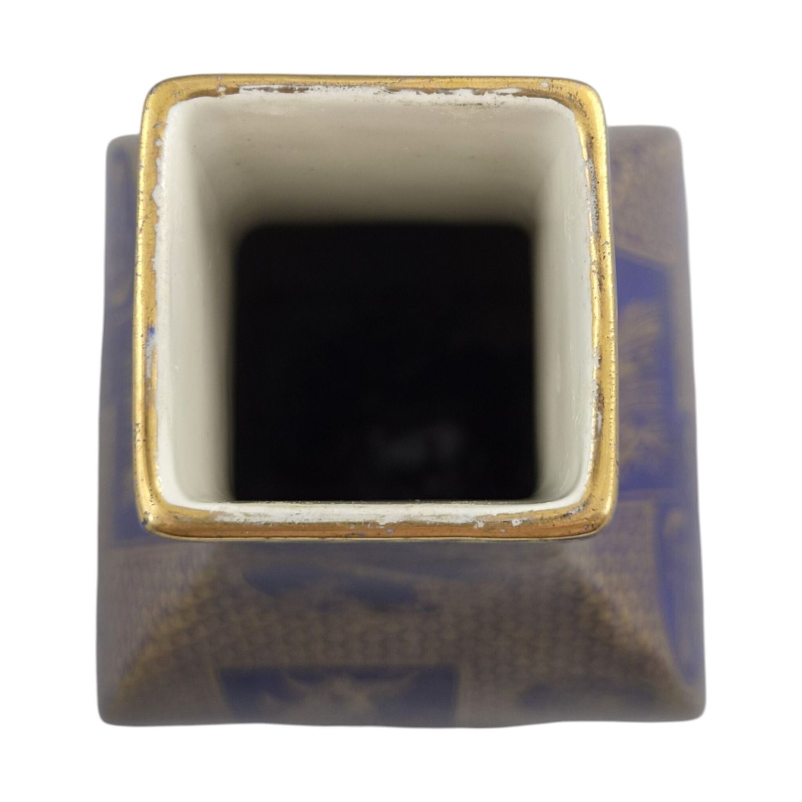 Woonaccessoires Uiterst zeldzaam paar Mason's Patent Ironstone Mazarine Blue vazen ca. 1830 48 photo