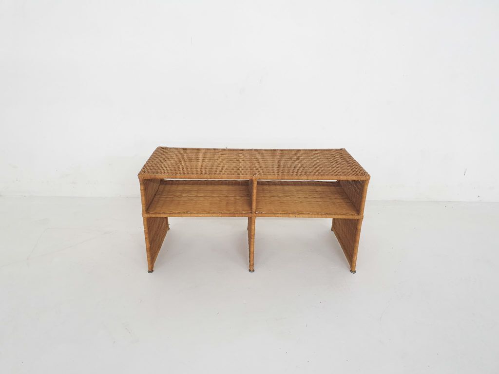 Mid-Century rieten dressoir, Frankrijk, ca. jaren 1960 photo 383.0
