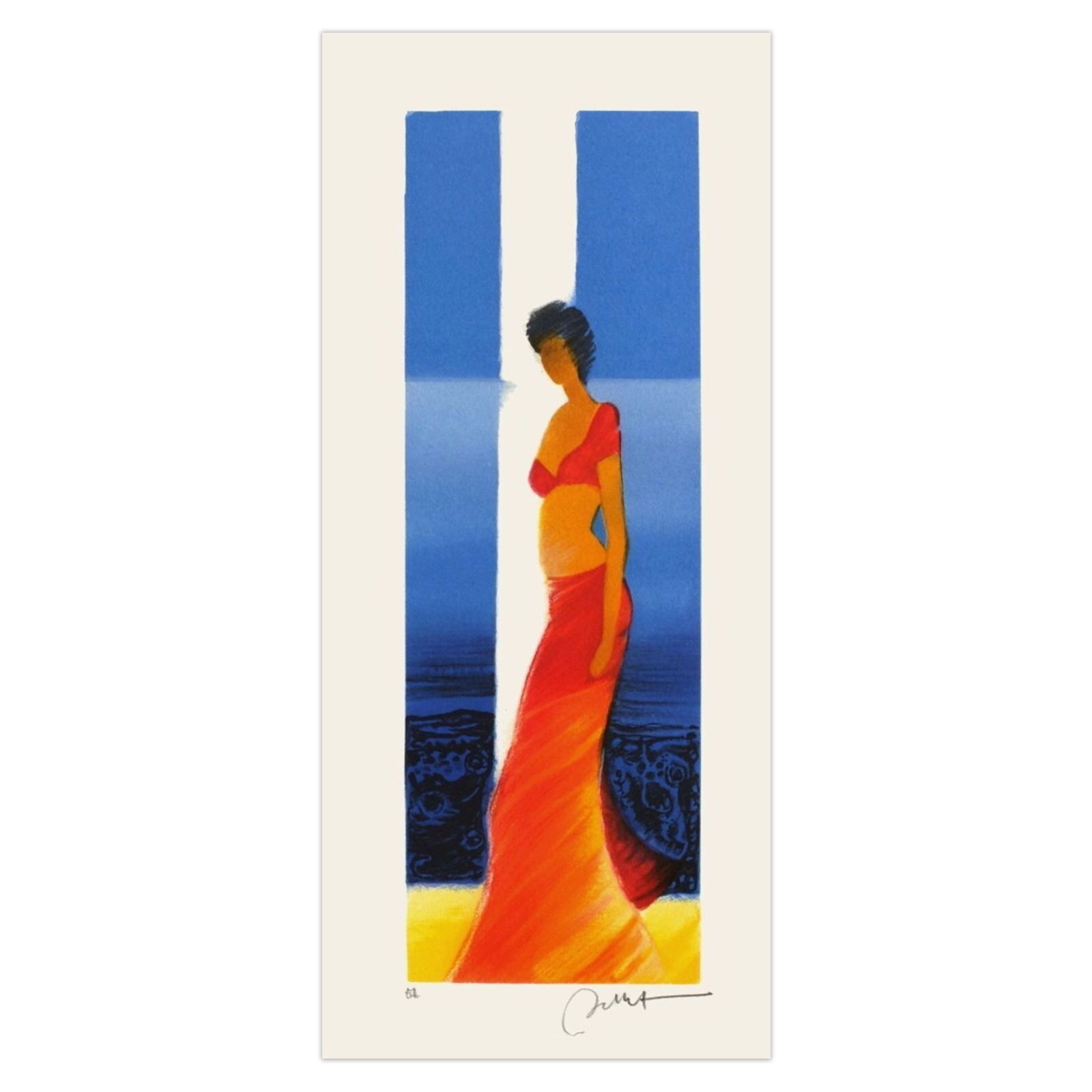 Emile Bellet Signed Lithograph Le Long Du Quai 2006