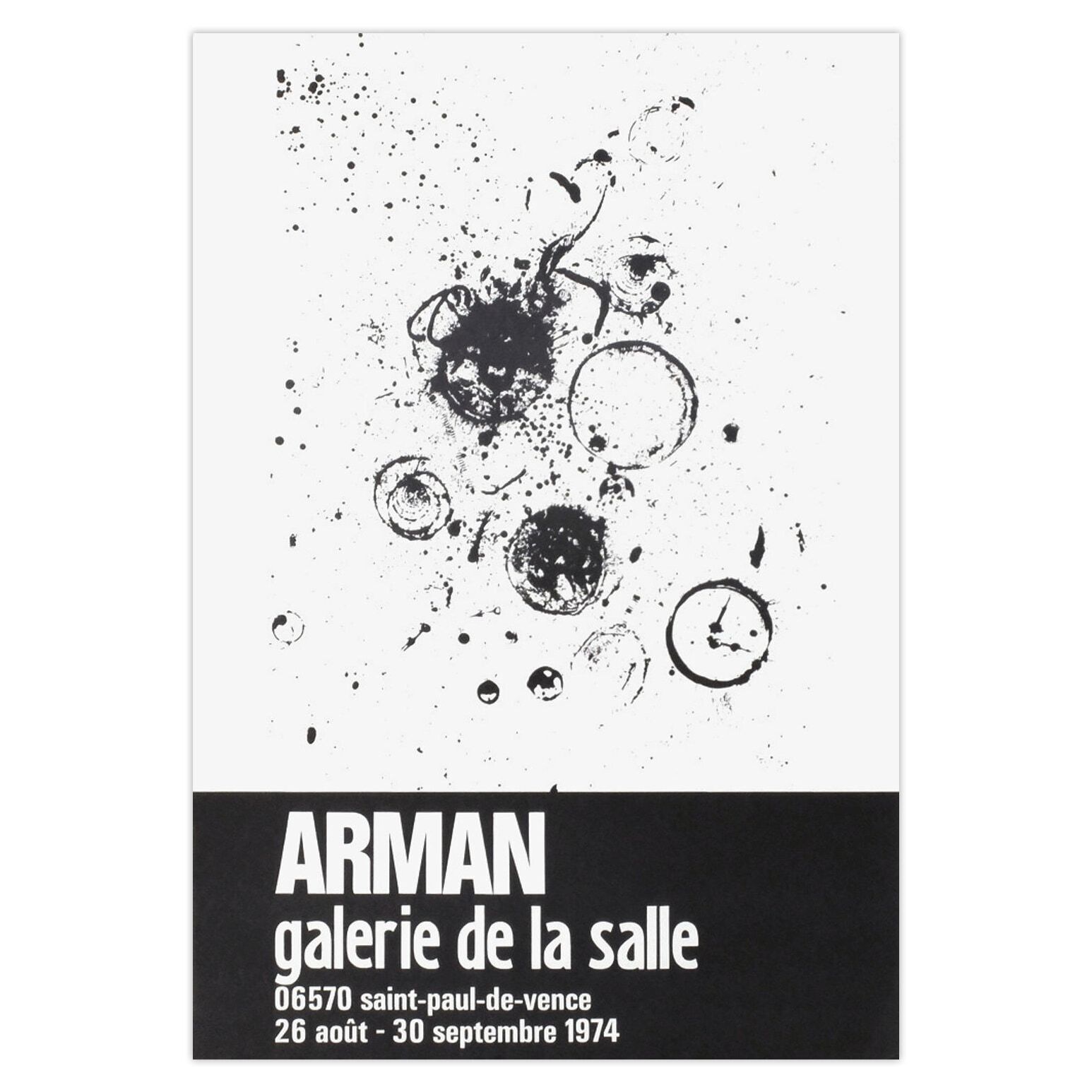 Fernandez Arman Poster Expo 74   Galerie De La Salle
