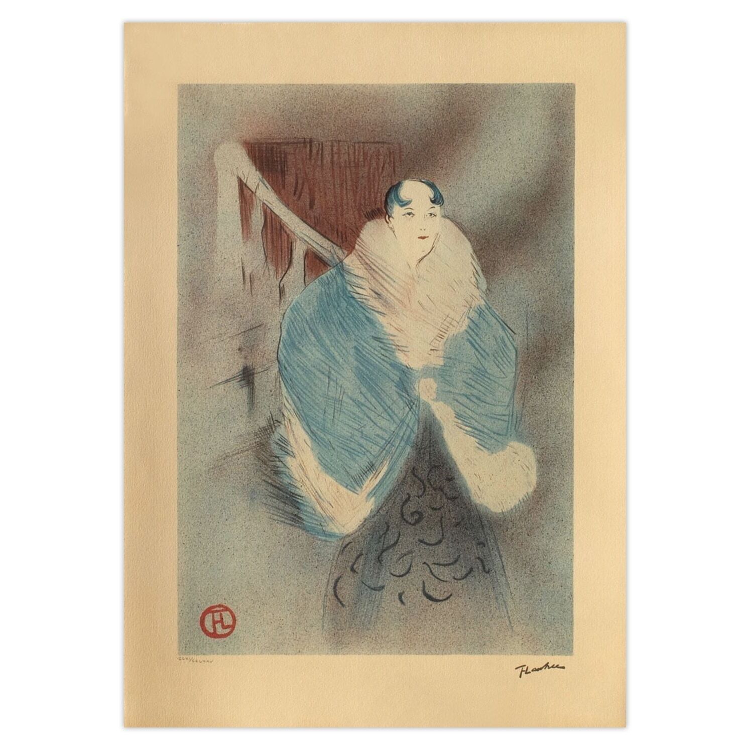 Henri Toulouse Lautrec Lithografie Elsa La Viennoise 1995