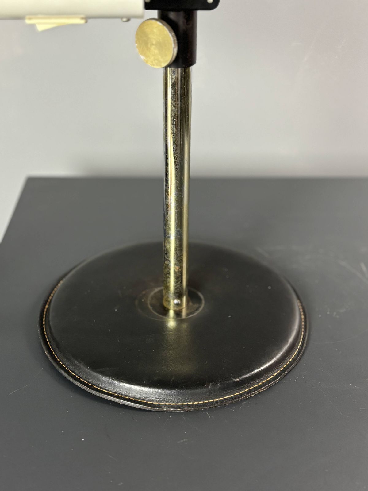 Xl Brass Desk Lamp By Göran Pehrson For Ateljé Lyktan, Model Kanon, 1978 photo buy