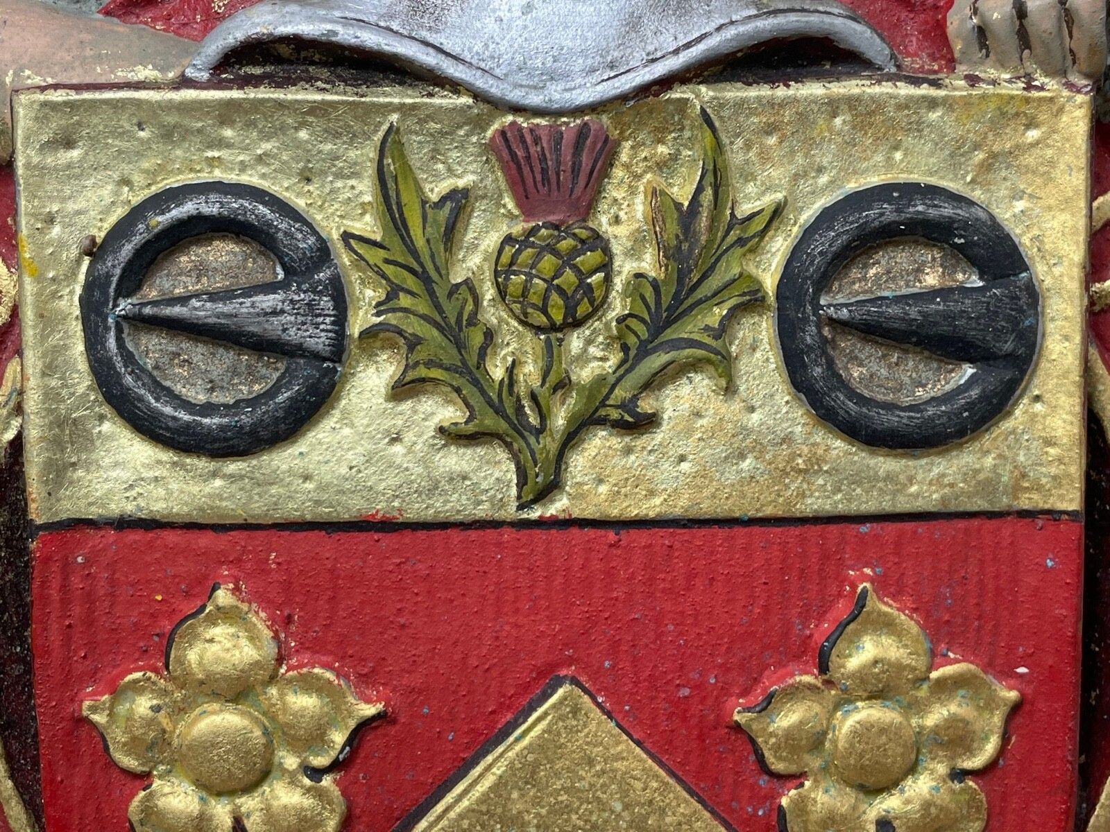 photo furniture Mid Century Bronzen Heraldisch Plaquette Duncan Coat Of Arms Obe Ministry Of Supply Glasgow