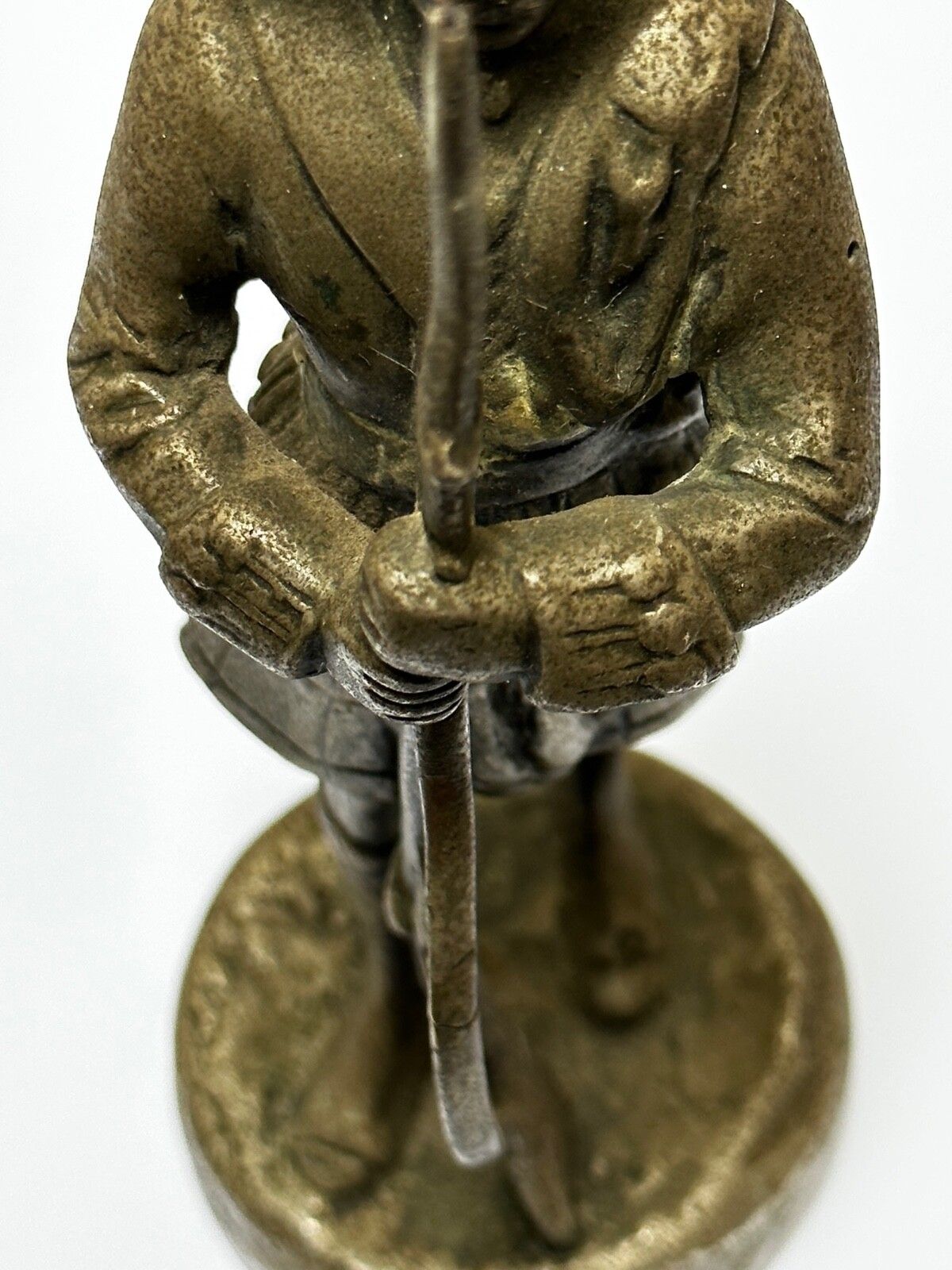 Mid Century Schotse Hooglander Soldaat Automascottes Sculptuur photo vinterior