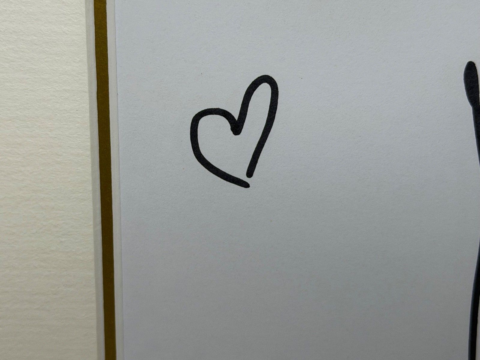 photo vinterior Damien Hirst Butterfly With Hearts – Signed Original Ink Drawing On Paper