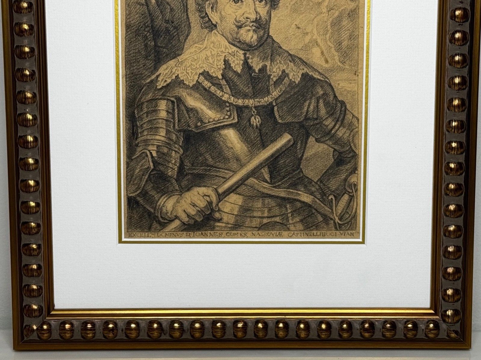 John VIII Graaf van Nassau Heer van Cattenell & Beilstein in Harnas naar Van Dyck photo Kunst