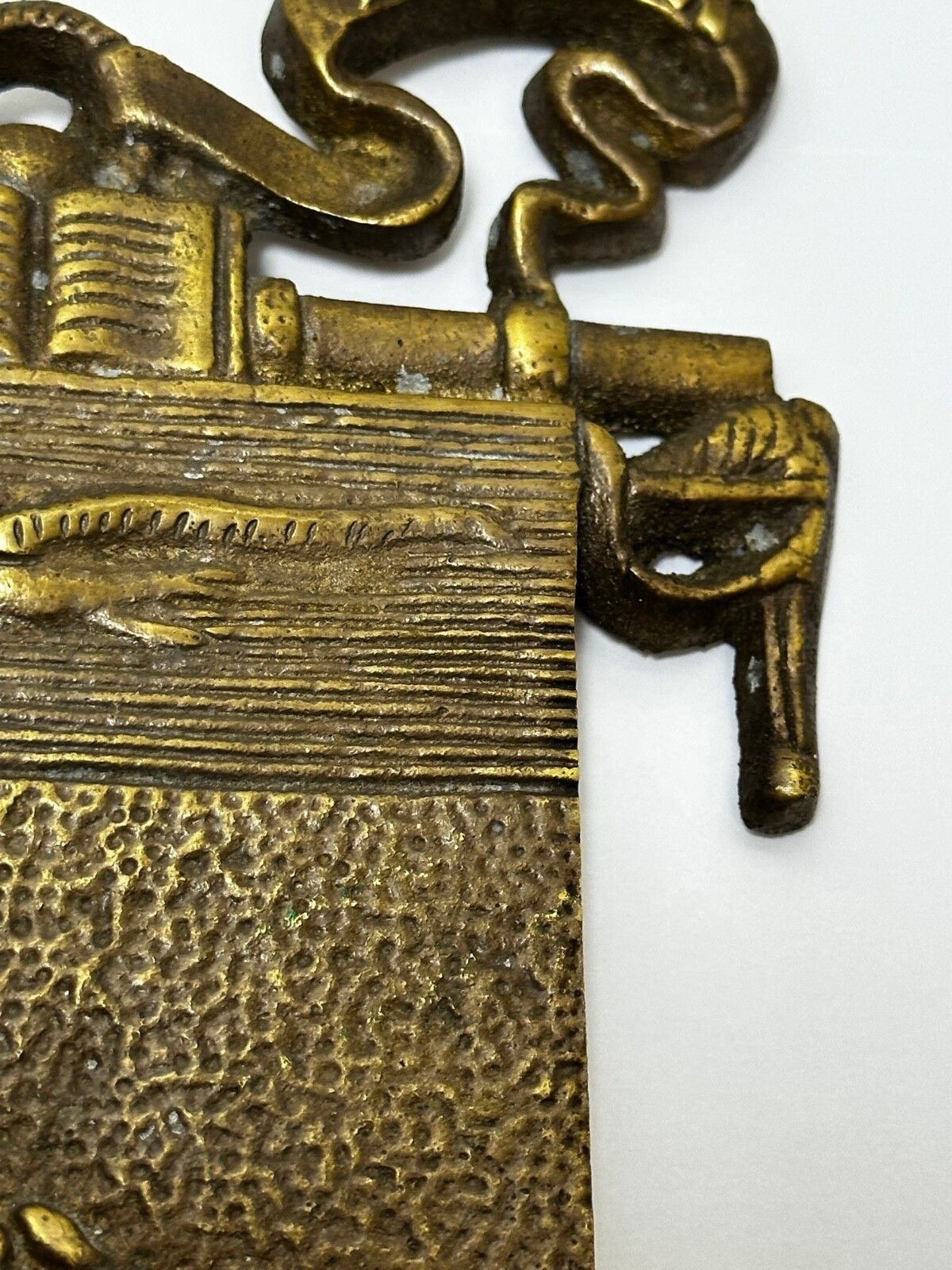 Antiek Anker Ketting Meeuw Wandplaquette Scientia Et Pax photo vinterior