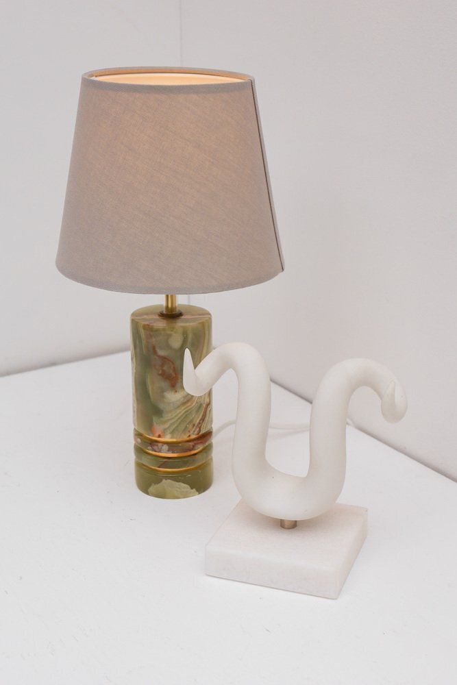 photo furniture Mid Century Modern Italian Brass Table Lamp, 1970s