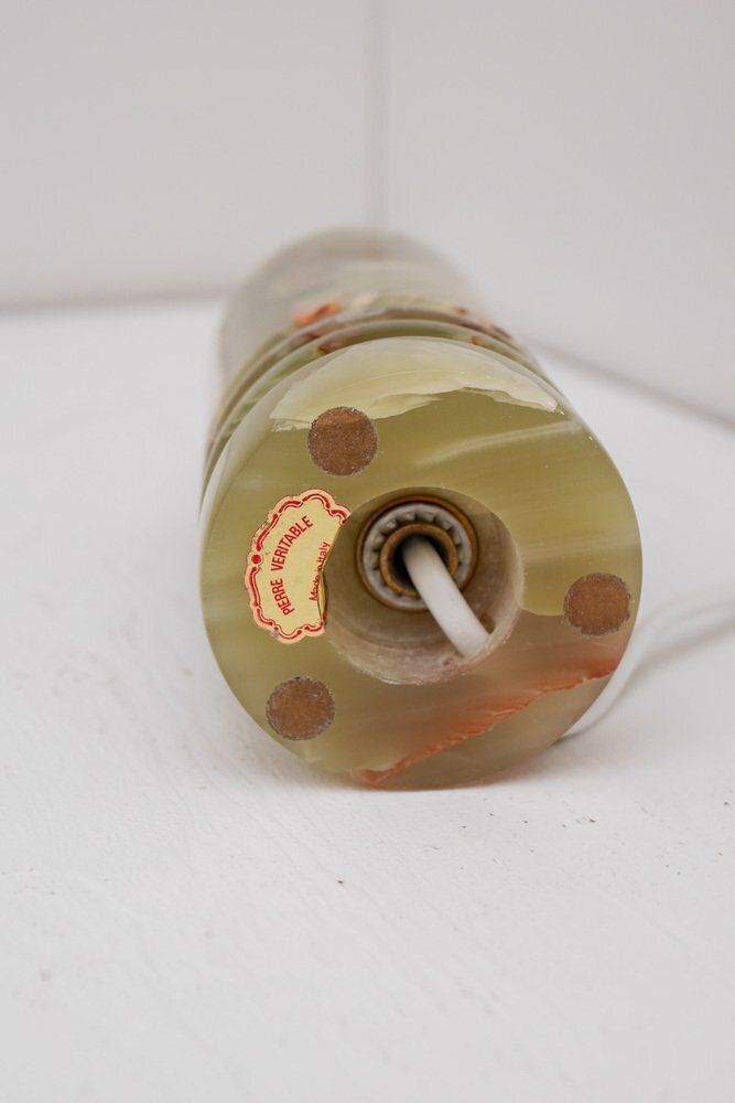photo for sale Mid Century Modern Italian Brass Table Lamp, 1970s
