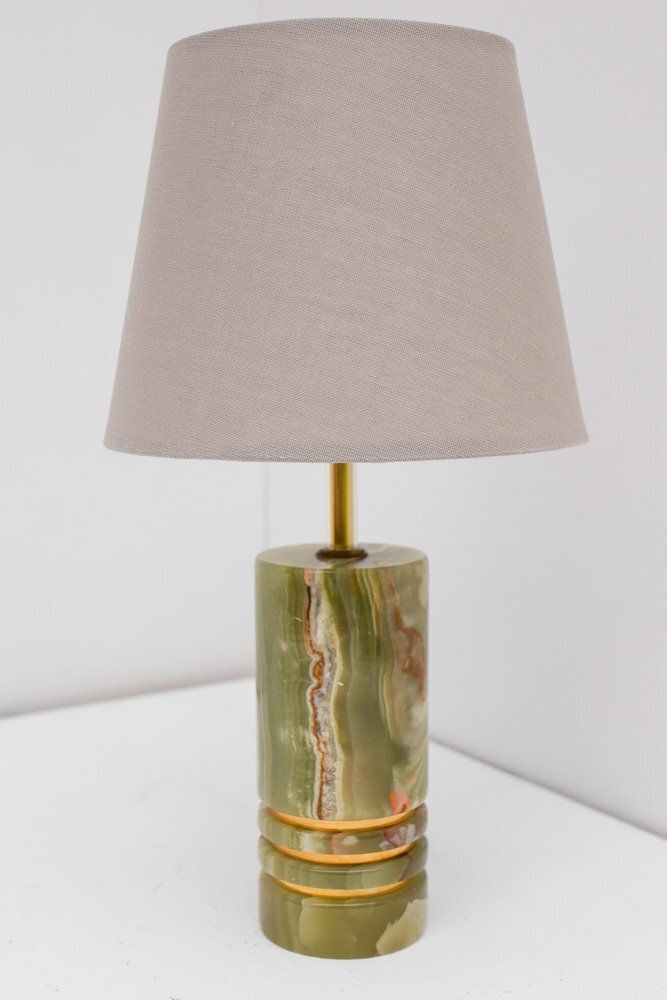photo vintage Mid Century Modern Italian Brass Table Lamp, 1970s