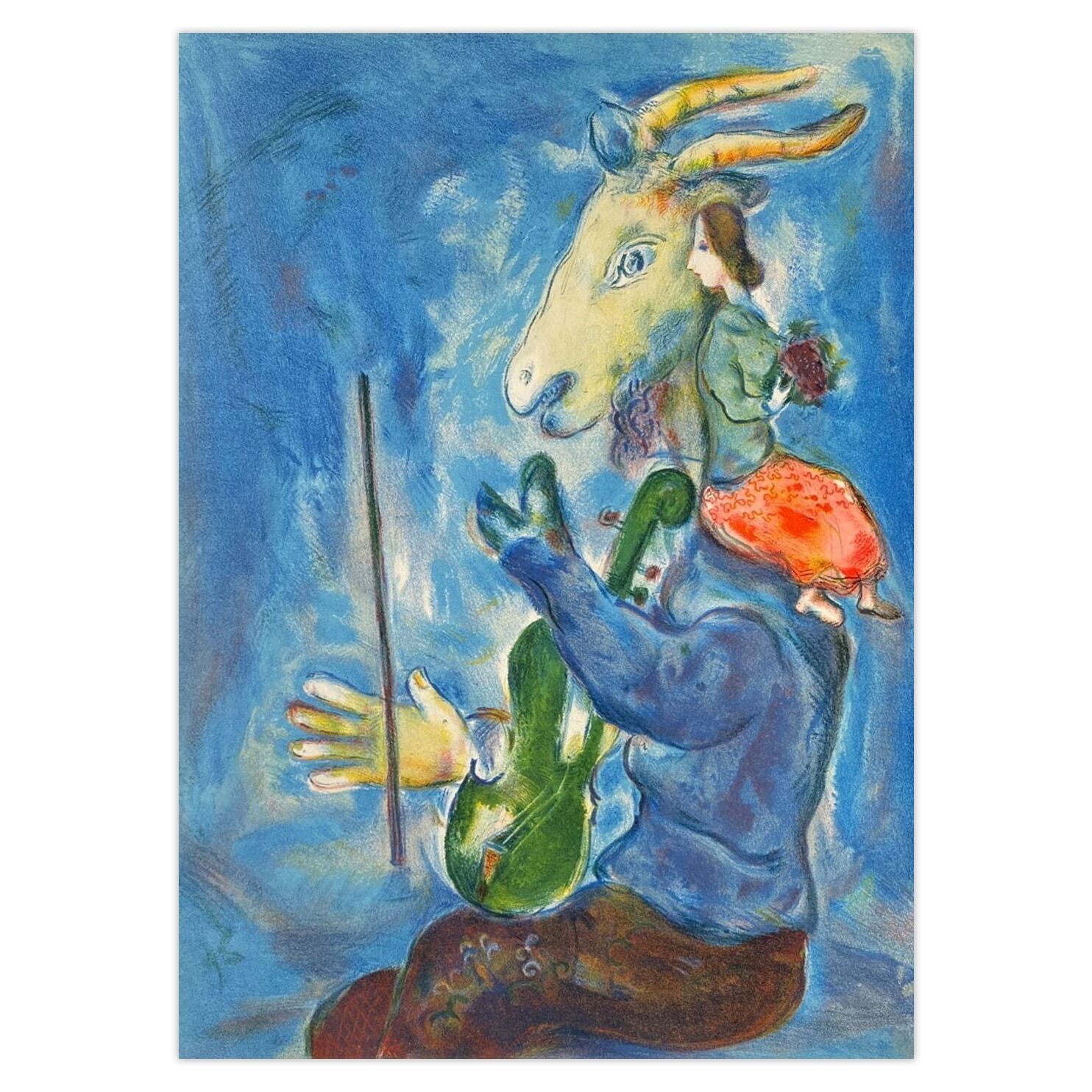 Marc Chagall Lithografie Printemps 1938