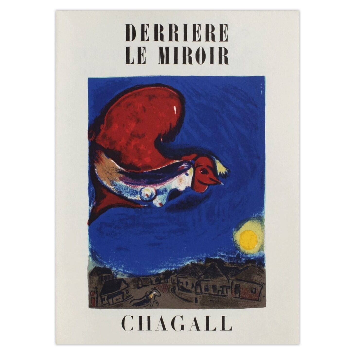 Marc Chagall Lithograph Dlm027   Le Village 1950