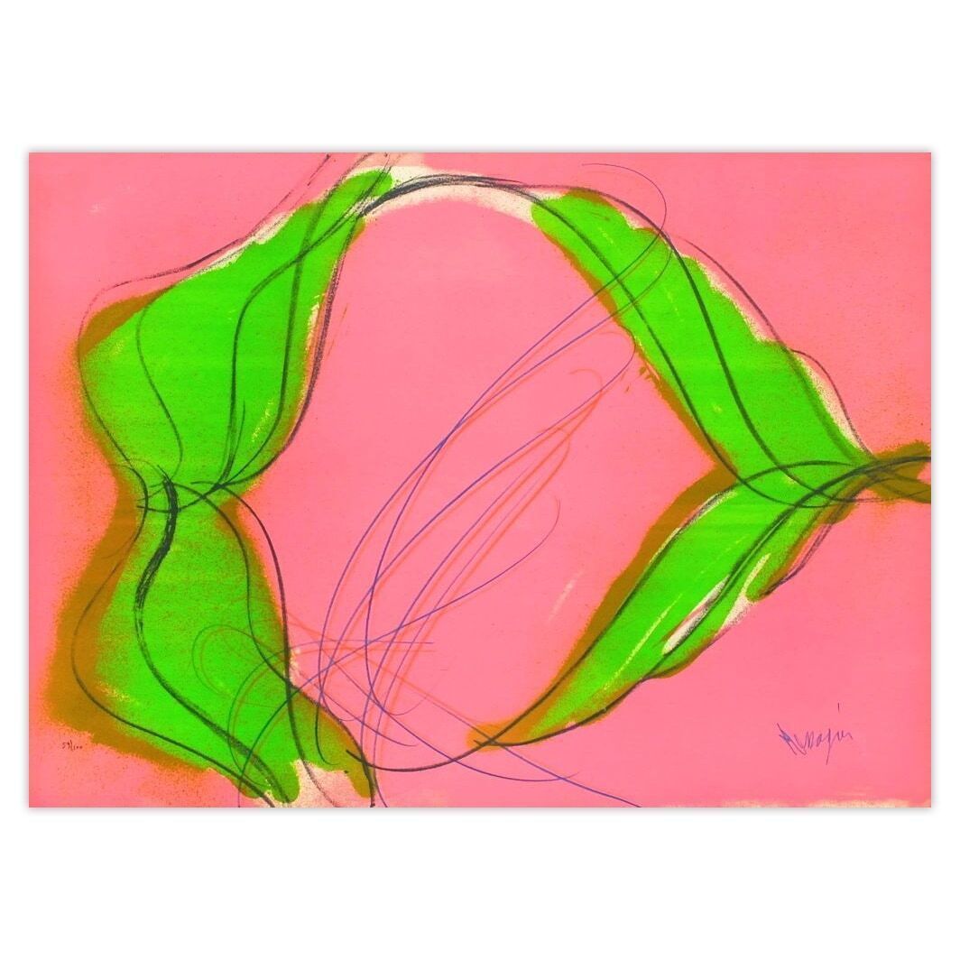 Jean Messagier Lithograph Tr7501 Arles 1975