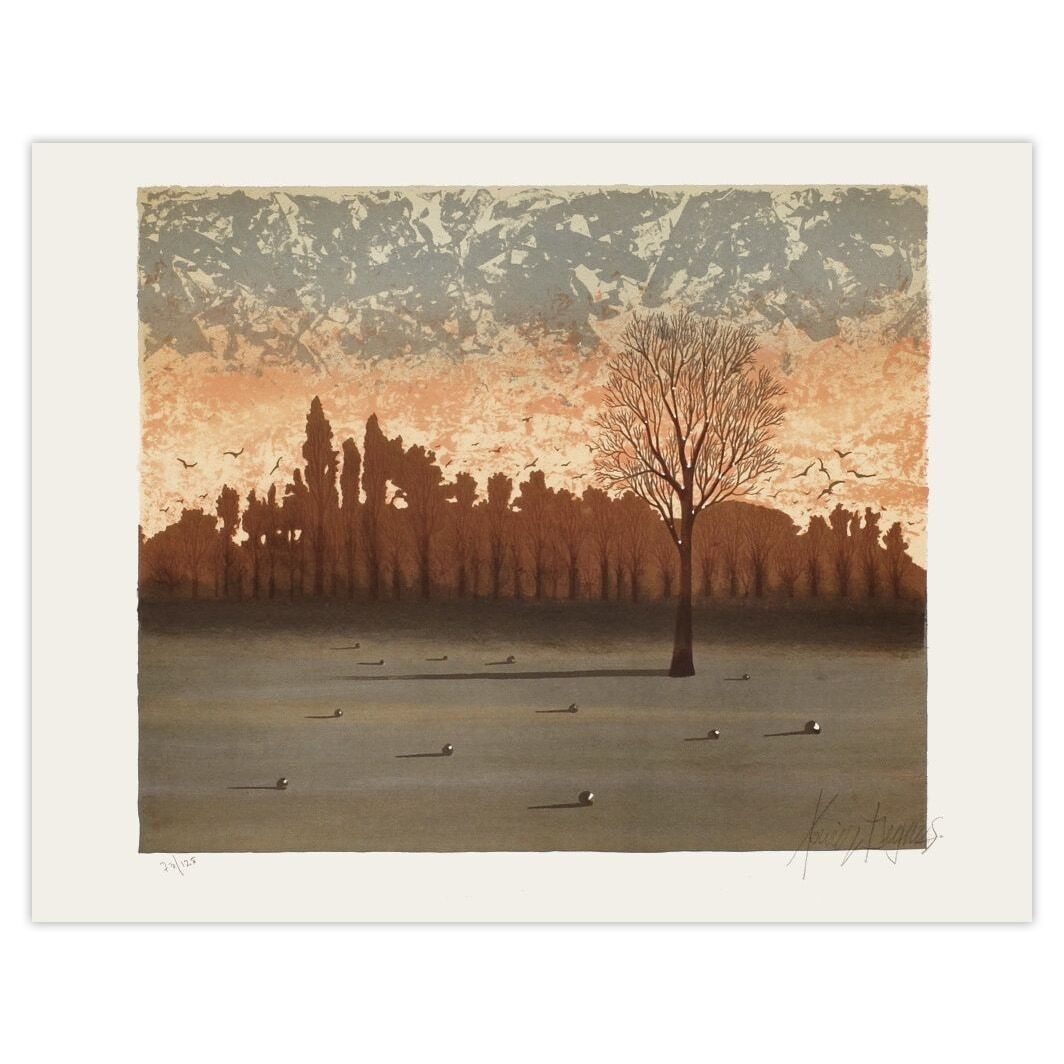 Xavier Degans Gesigneerde Litho L'arbre 1973