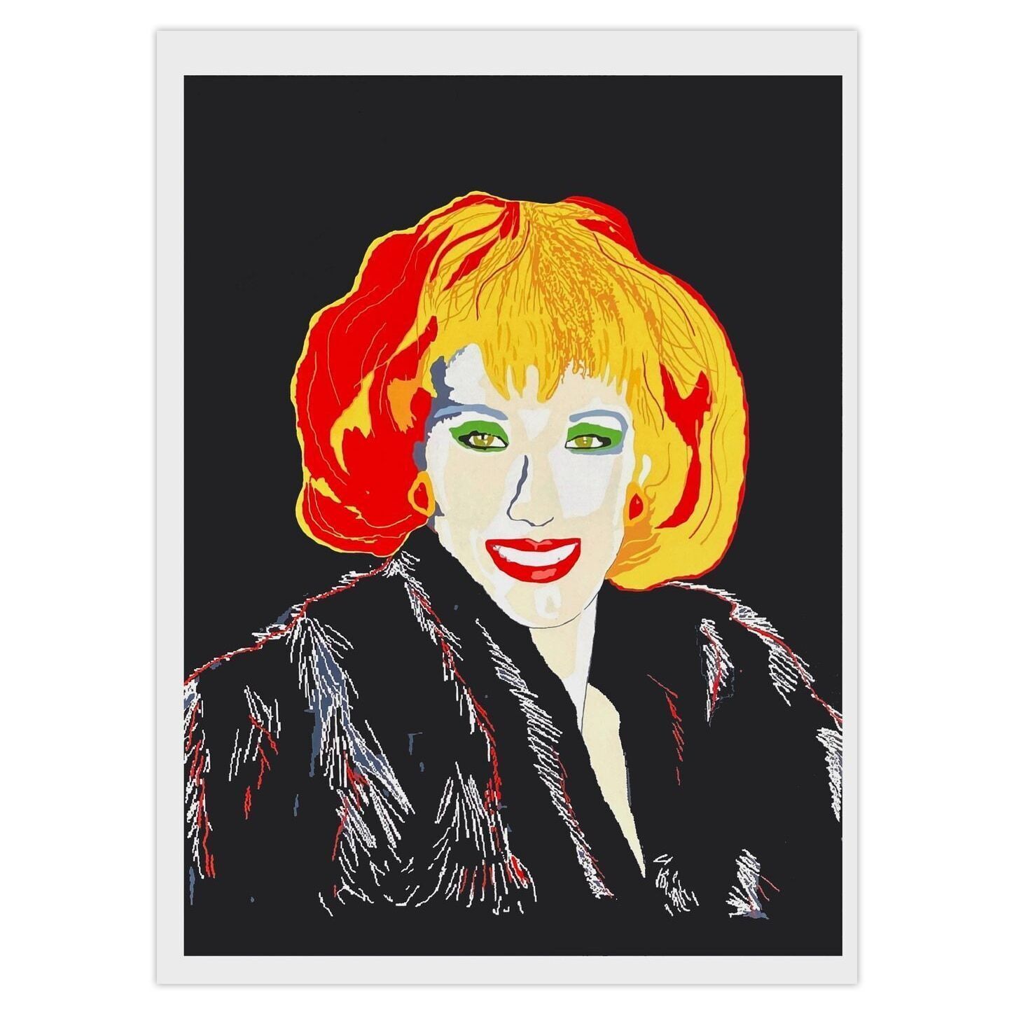 Pia Colombo Zeefdruk Woman III 1987