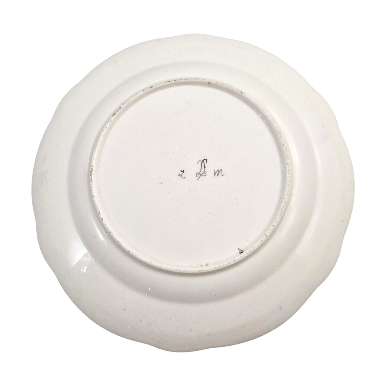French Sèvres Soft Paste Porcelain Dinner Plate By Ambroise Michel, 1777 photo 1300.0