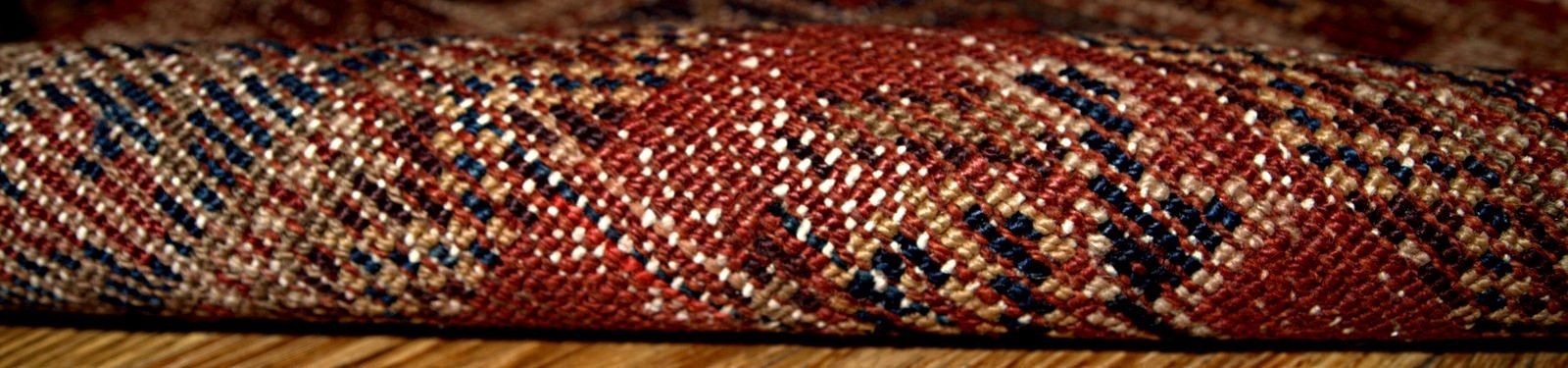 Tapis d'époque fait main, 97 cm x 180 cm (années 1920) photo vintage