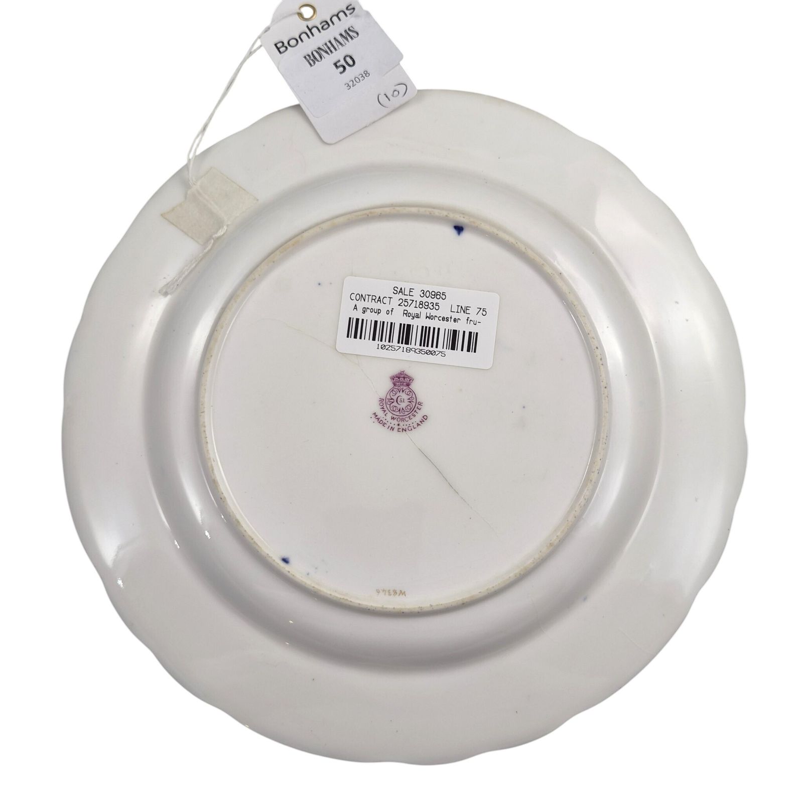 Royal Worcester Albert Shuck Geschilderd Fruitbord, 1928 photo buy
