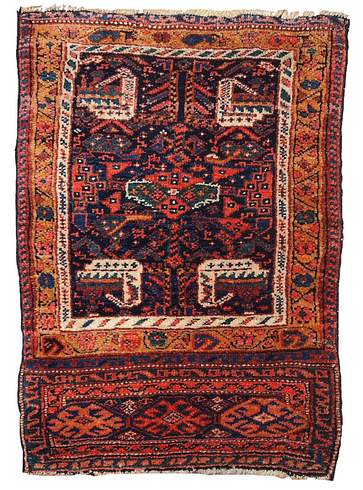 Face de sac d'époque, fait main, 58 cm x 79 cm (années 1880)