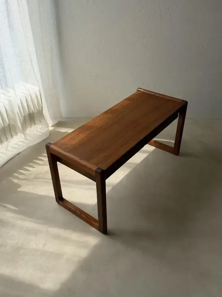 1276.0 Aksel Kjersgaard Teakhouten Salontafel Ca. Jaren 1960 photo