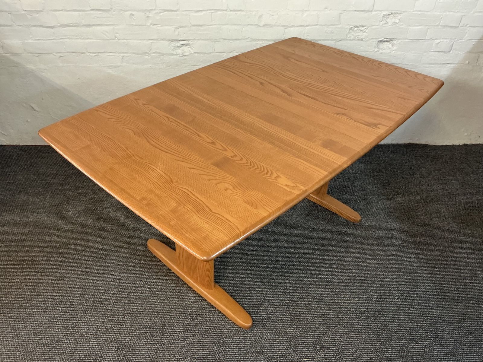 photo for sale Ercol Windsor Extending Dining Table In Light Finish.