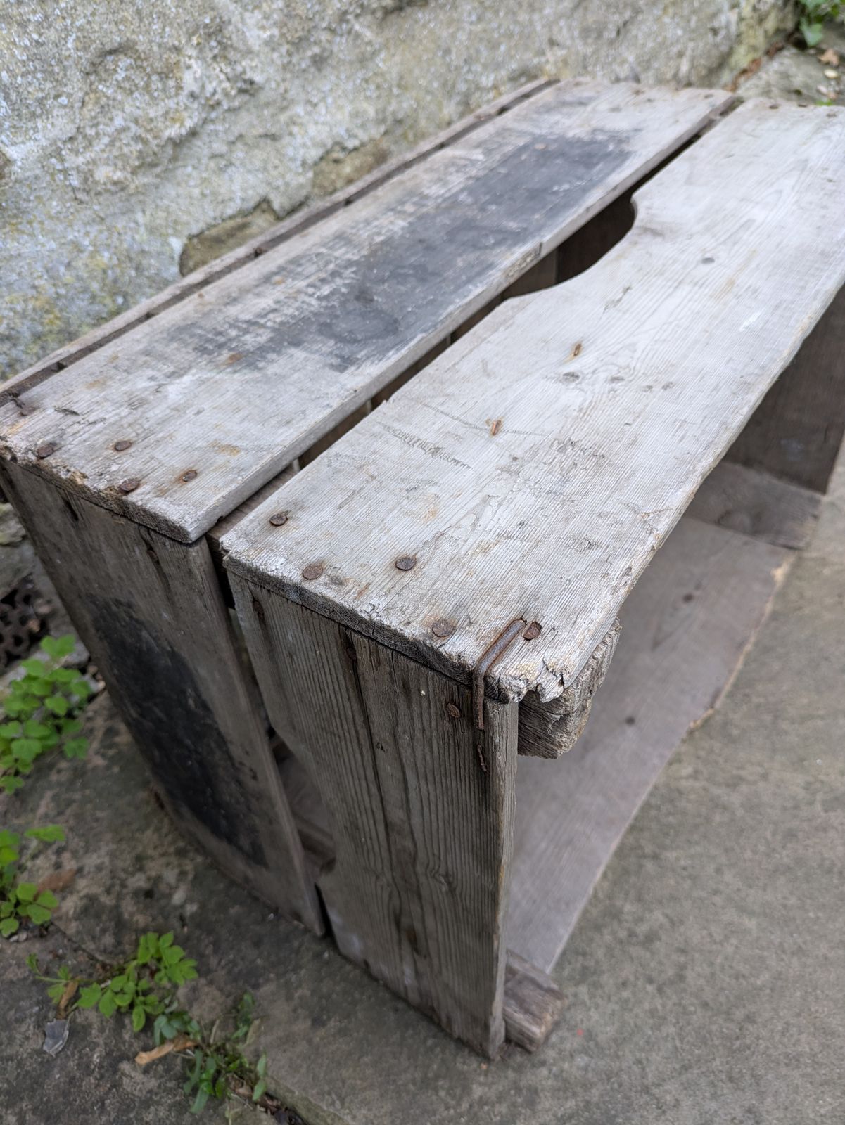 Vintage Wooden Crate photo furniture