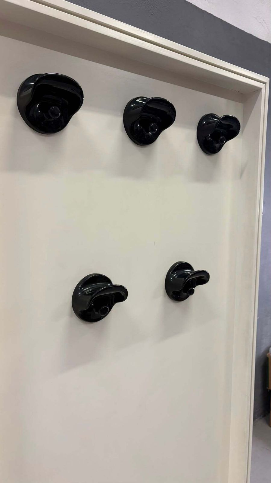 1546.0 Mid Century Modern Double Sided Hall Stand With Mirror & Coat Hooks, 1960s, Europe photo