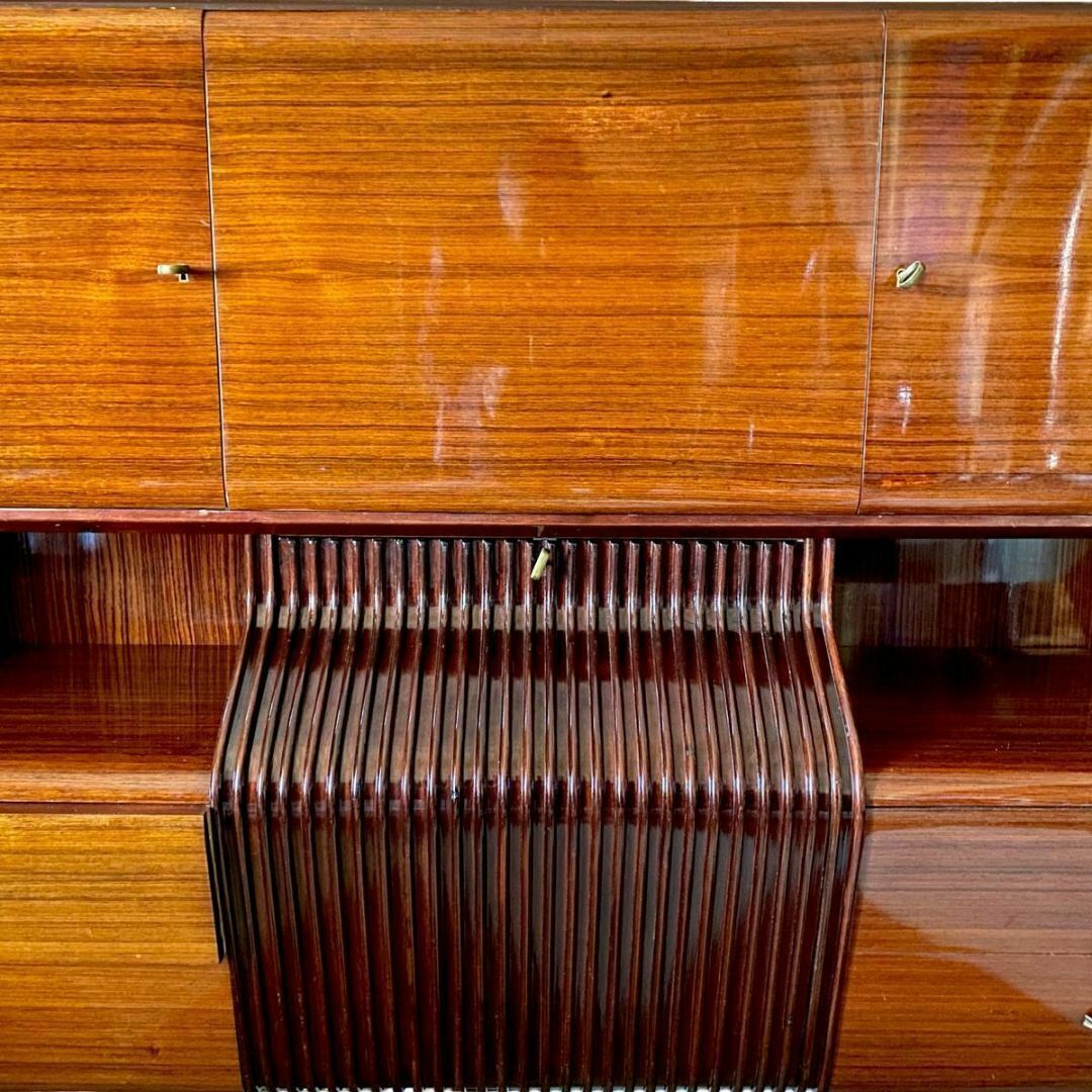 photo vinterior Mid Century Modern Italian Bar Cabinet, Osvaldo Borsani 1950s