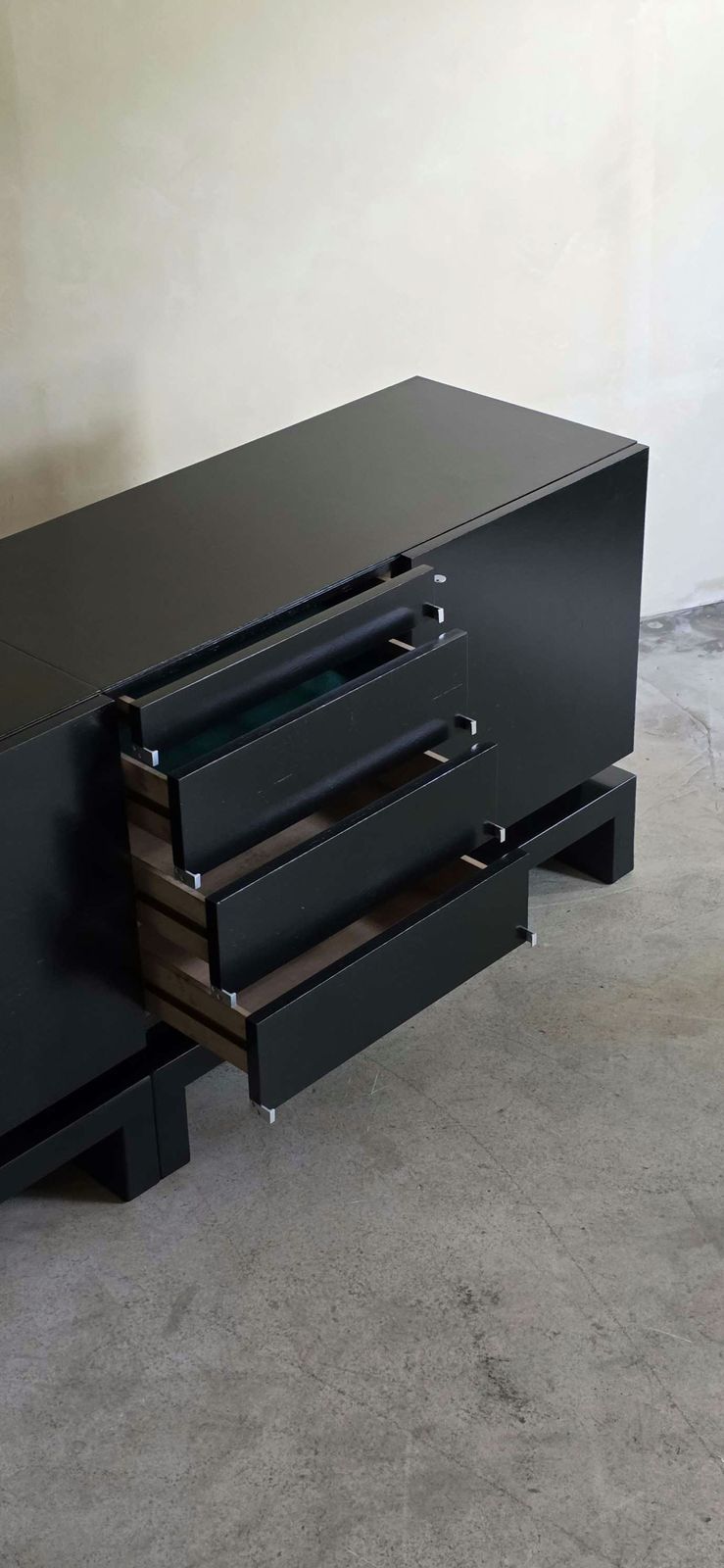 Mobilier Enfilade Brutaliste « Atalanta » par J. Batenburg pour MI, années 1970 photo
