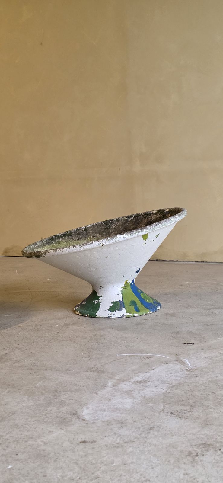 Paire de jardinières asymétriques Willy Guhl Off Kilter, années 1960 photo vintage