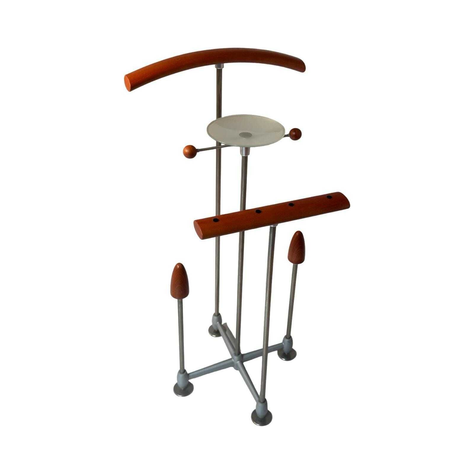 Postmodern Design   Dressboy / Valet Stand   Frans De La Haye voor Auping   Model Auronde   Inclusief glazen plaat.