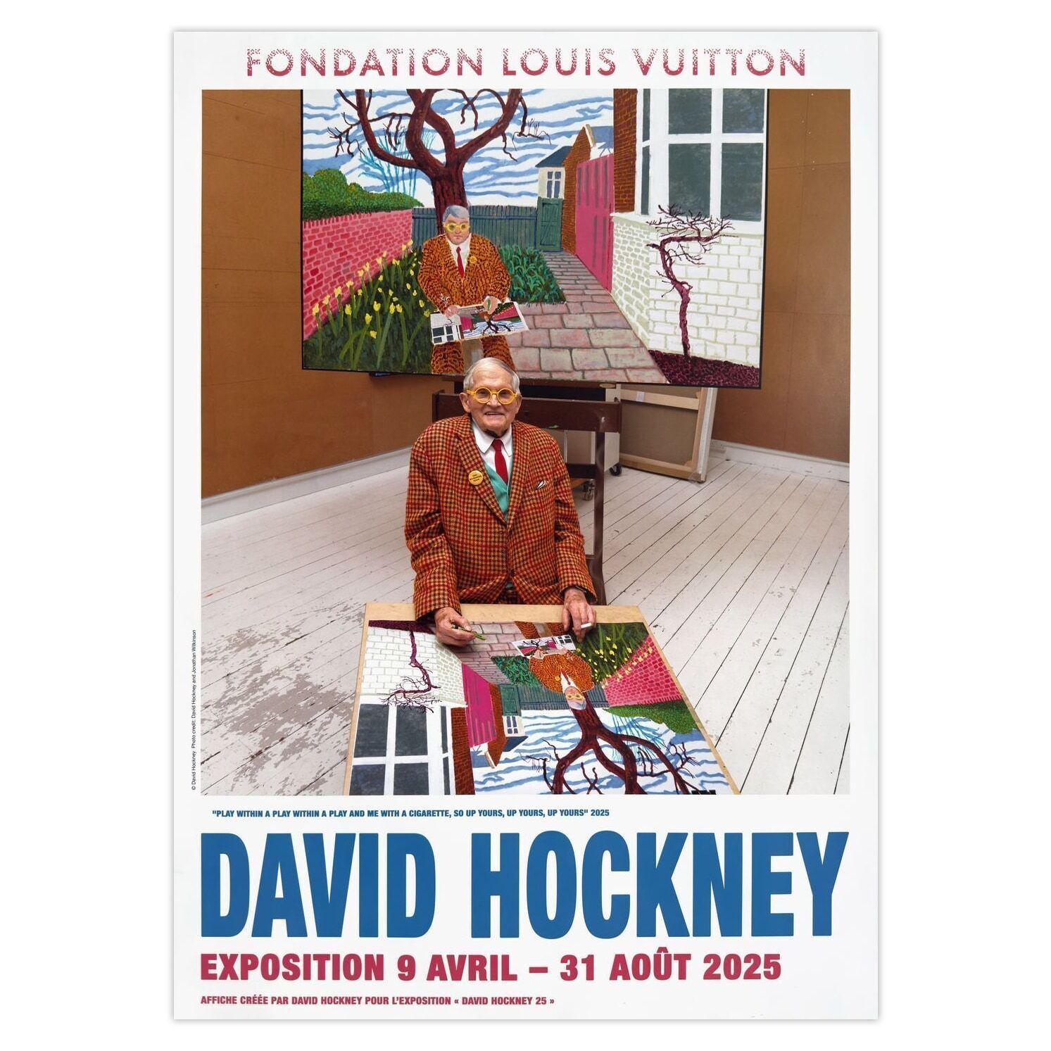David Hockney Poster Expo 2025   Fondation Louis Vuitton