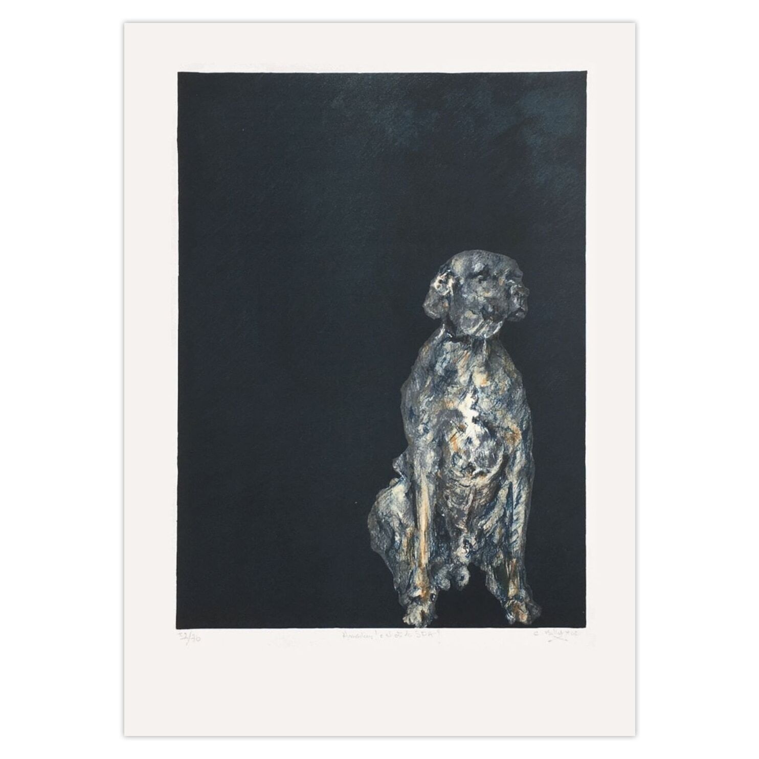 Christian Billet Signed Lithograph Amadeus ! C'est Où La Spa ? 2002