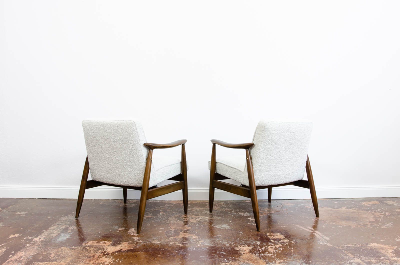 Pair Of Armchairs, Gfm 87 By Juliusz Kędziorek, Poland, 1960's photo 1600.0