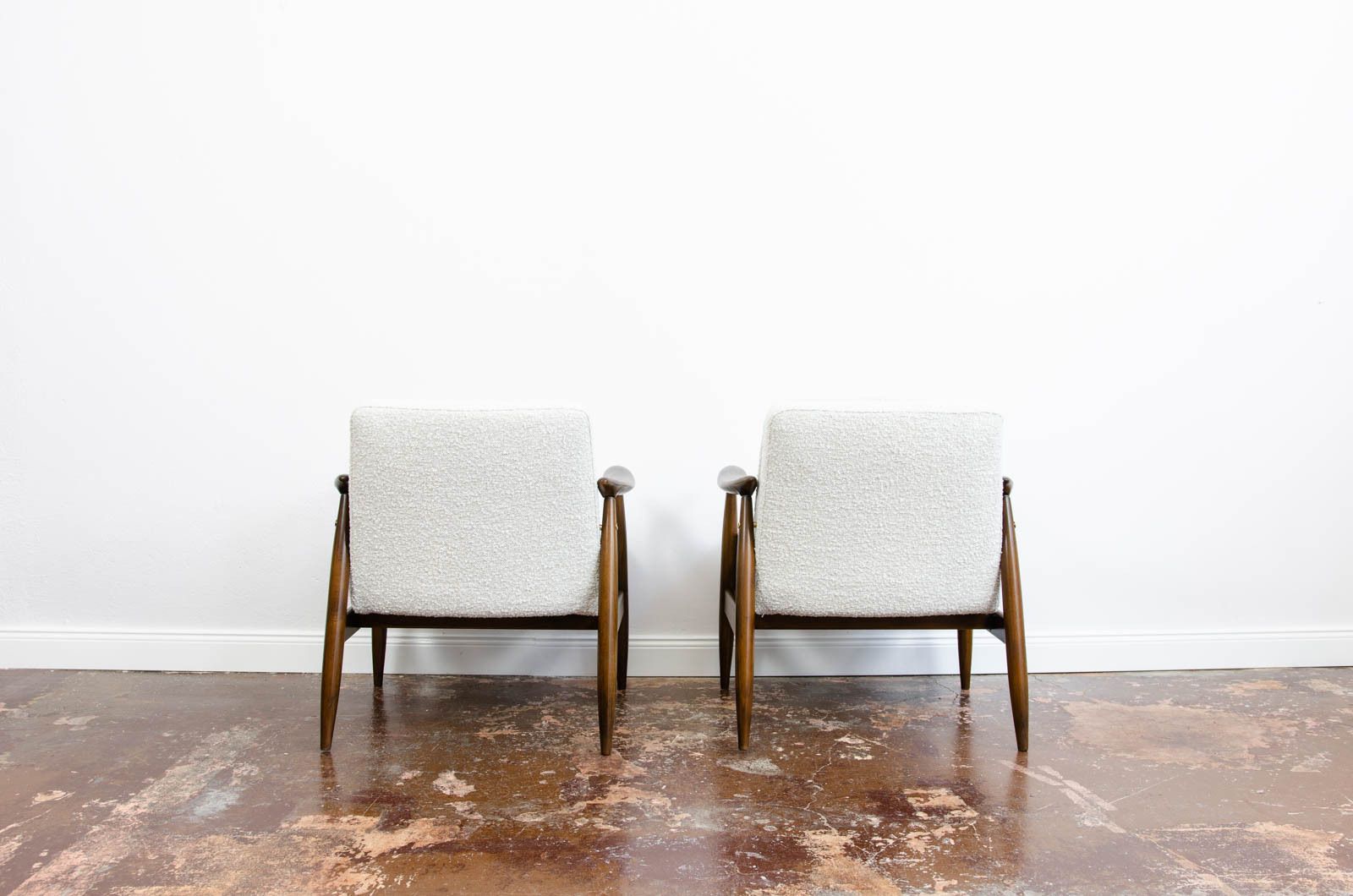 Pair Of Armchairs, Gfm 87 By Juliusz Kędziorek, Poland, 1960's photo vinterior