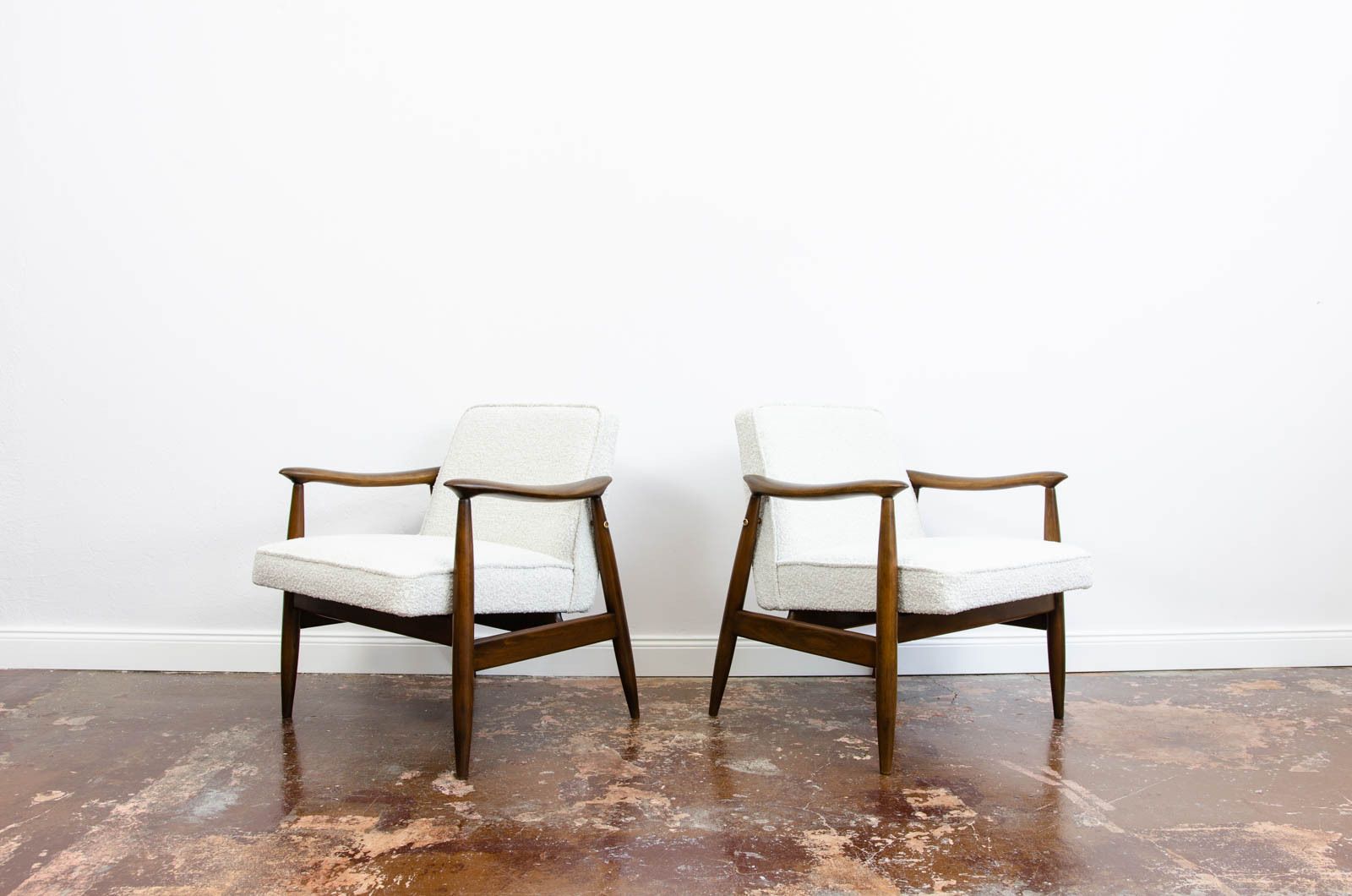 photo for sale Pair Of Armchairs, Gfm 87 By Juliusz Kędziorek, Poland, 1960's