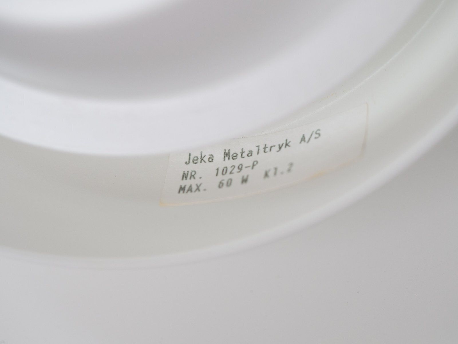 photo for sale Lampes vintage Dania par Kurt Wiborg pour Jeka, années 1980, lot de 2