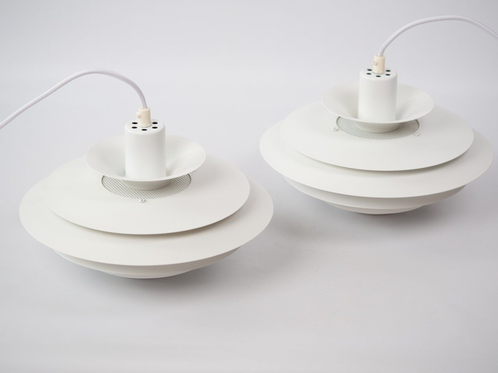 650.0 Lampes vintage Dania par Kurt Wiborg pour Jeka, années 1980, lot de 2 photo