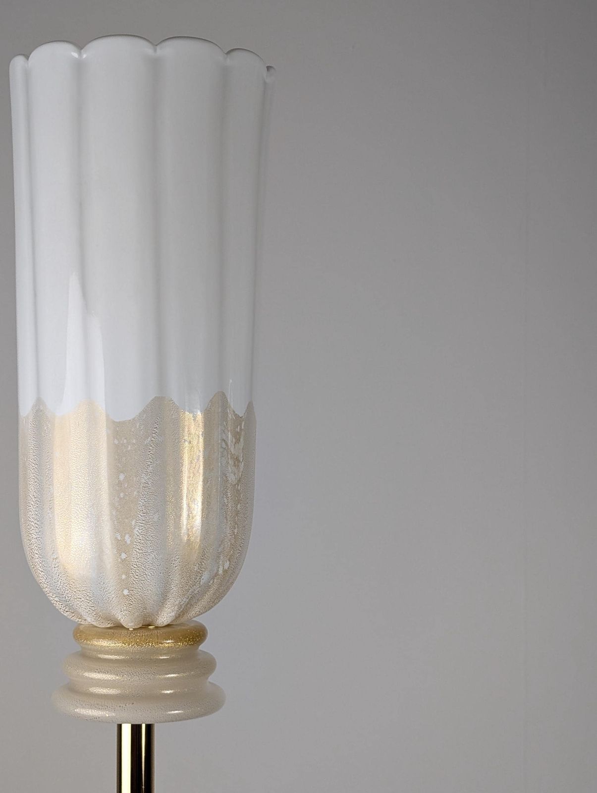 Lampadaire Barovier & Toso XII Apostoli en verre de Murano à feuilles d'or 24 carats, Italie, 2002 photo furniture