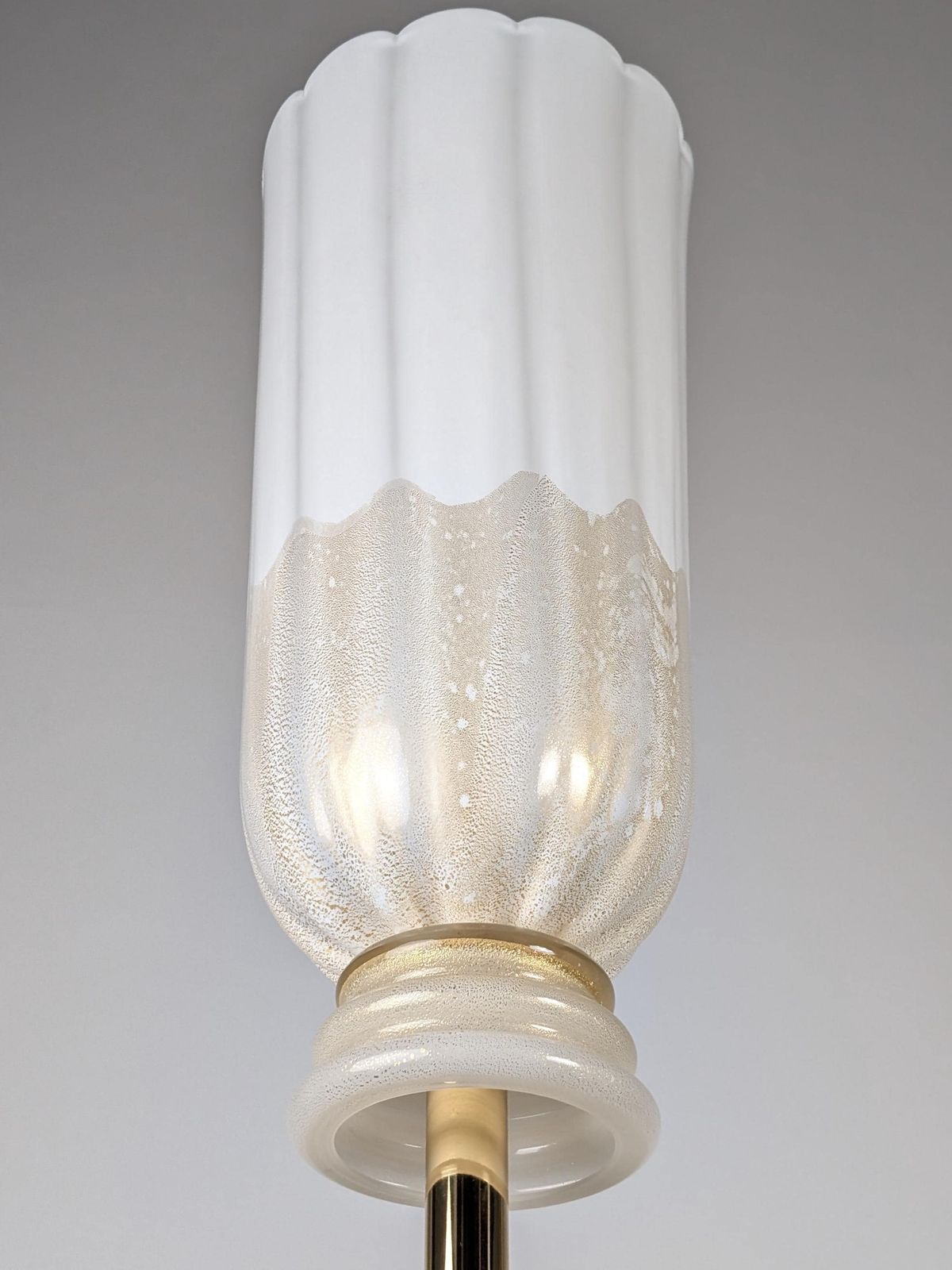 Lampadaire Barovier & Toso XII Apostoli en verre de Murano à feuilles d'or 24 carats, Italie, 2002 photo vintage
