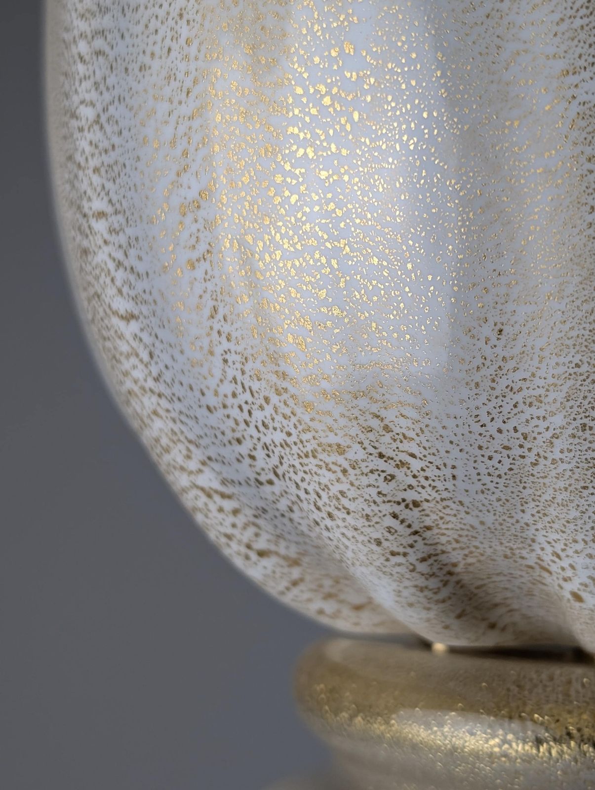 photo vinterior Barovier & Toso XII Apostoli Murano Glass Floor Lamp 24kt Gold Leaf, Italy, 2002