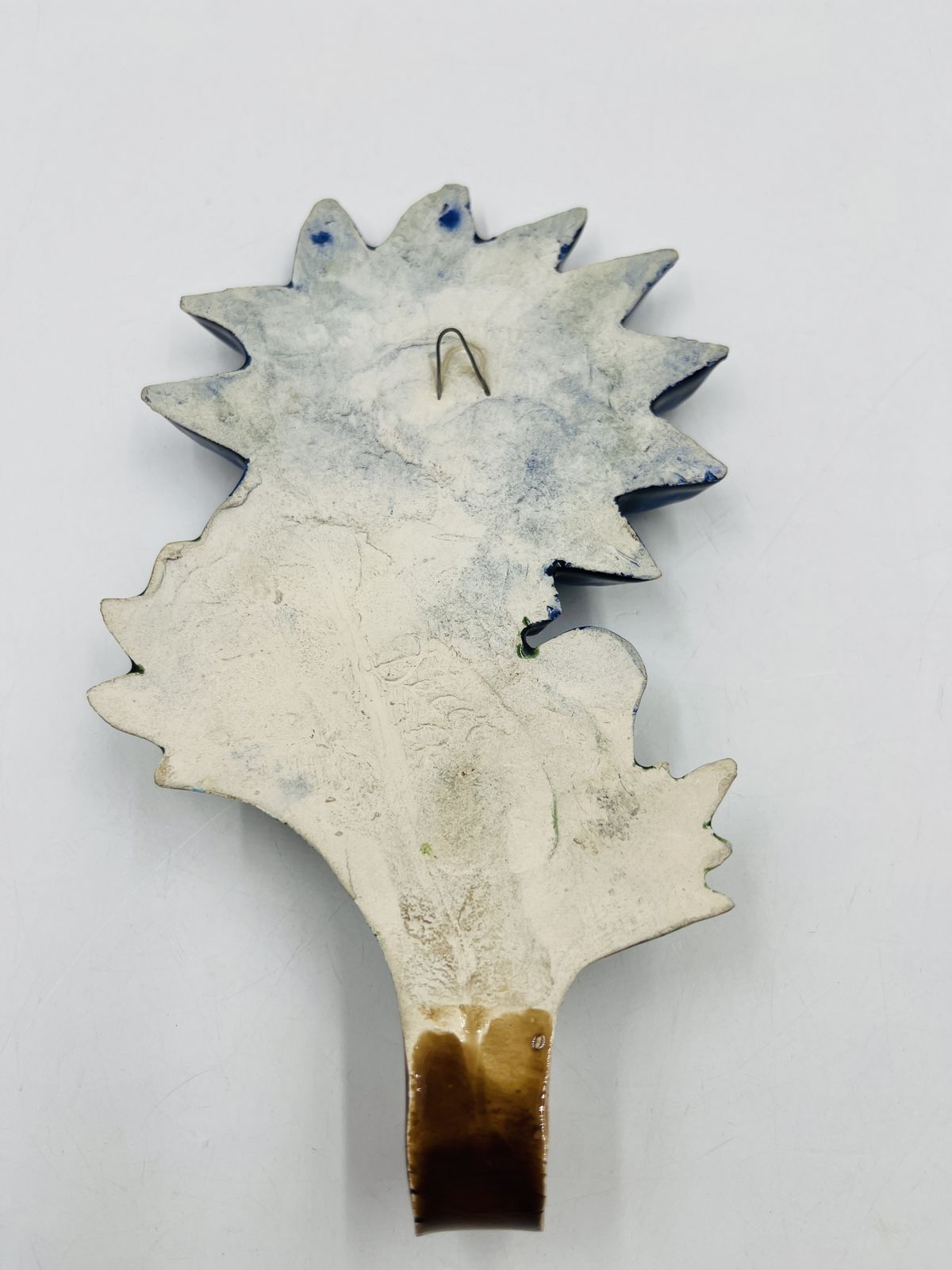 photo for sale Belgian Ceramic Flower Hook Coat Rack By André Bayer