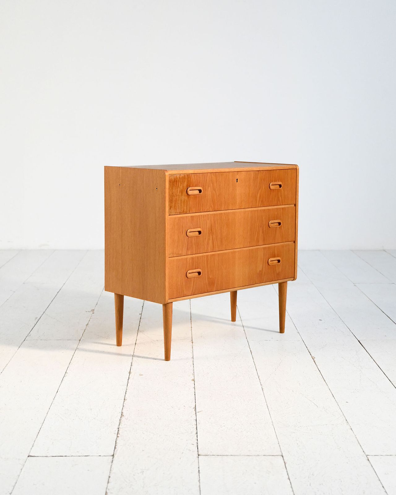 Scandinavian Oak Chest Of Drawers, 1960s photo 590.0