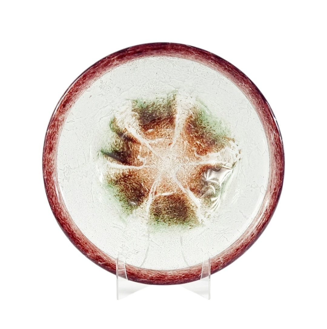 Grand bol en verre artistique Art déco « Ikora » par Karl Wiedmann pour WMF, Allemagne, années 1920/1930