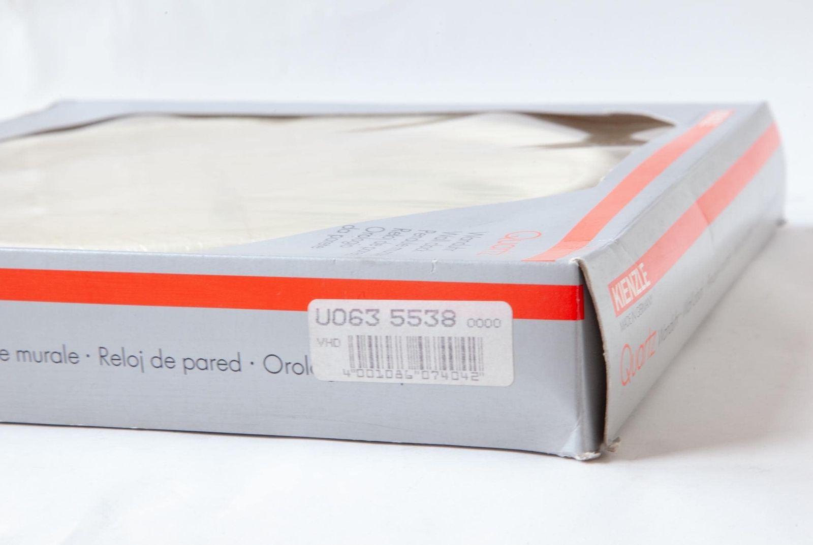 198.0 Nos In Box 80s Kienzle Wandklok Minimalisme Space Age Postmodern Plastic Duitsland Speedometer photo